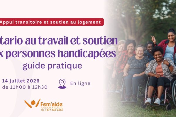 Ontario au travail et soutien aux personnes handicapées : guide pratique