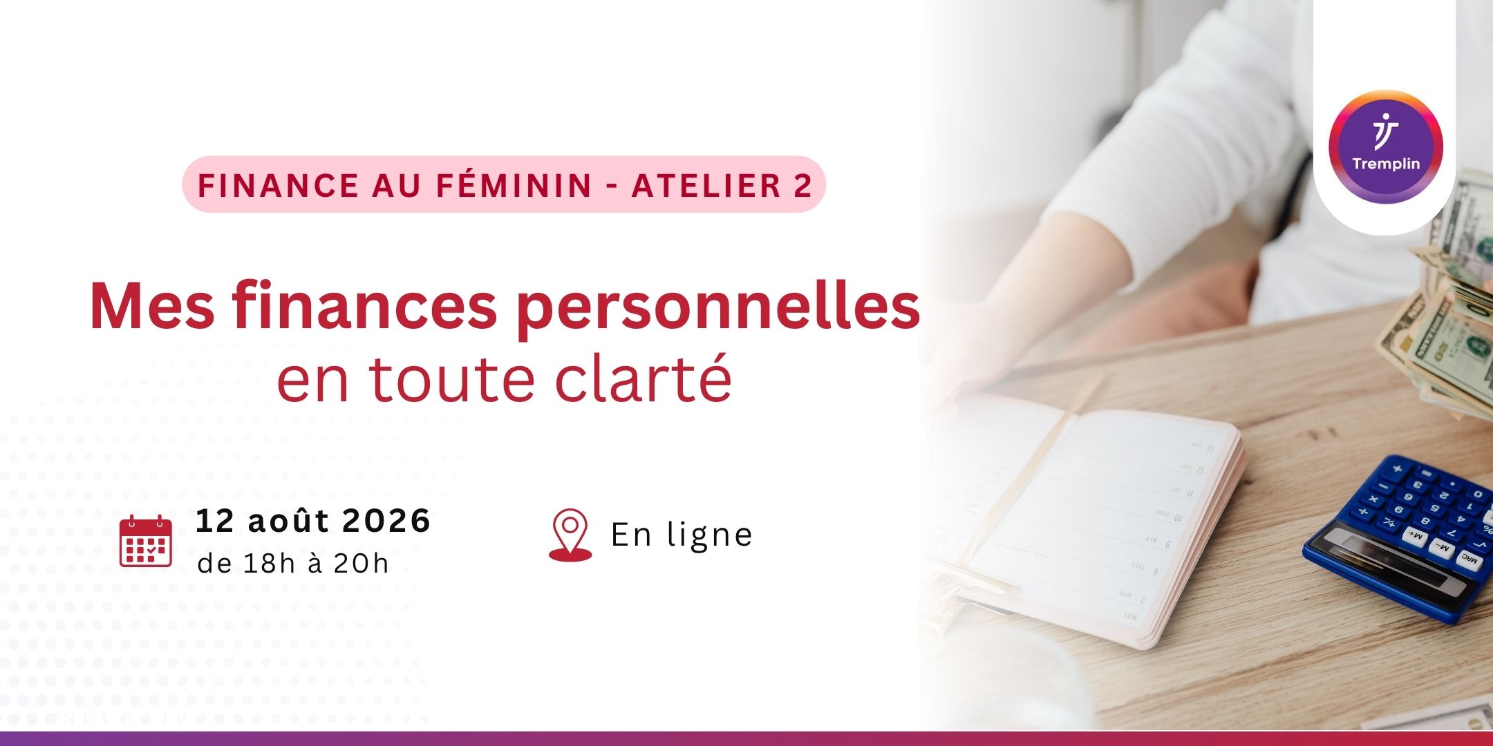 Affiche atelier Tremplin finance et budget