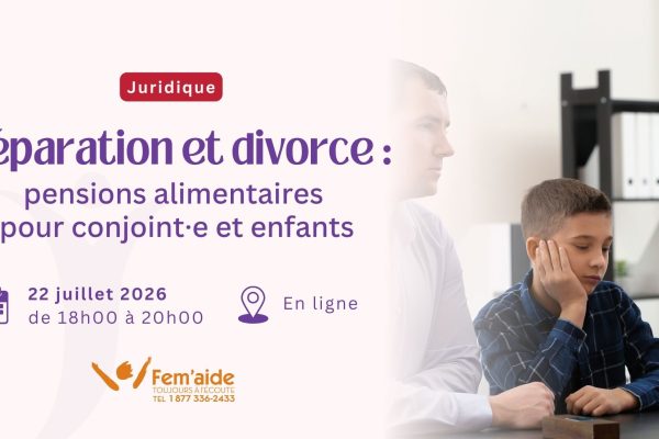 Séparation et divorce : pensions alimentaires pour conjoint·e et enfants