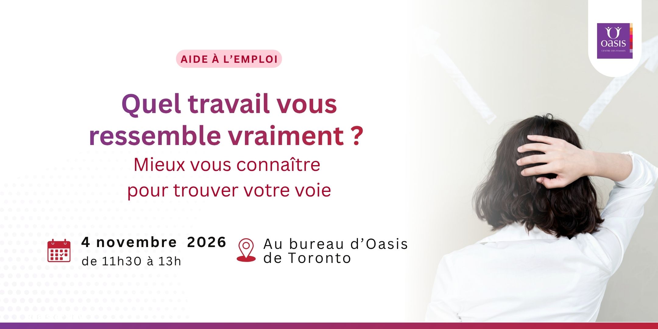 Bandeau atelier 4 novembre aide à l'emploi